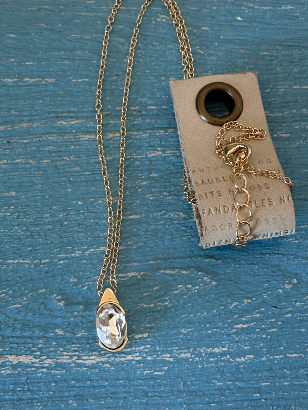 Brand new  Anthropologie crystal necklace
